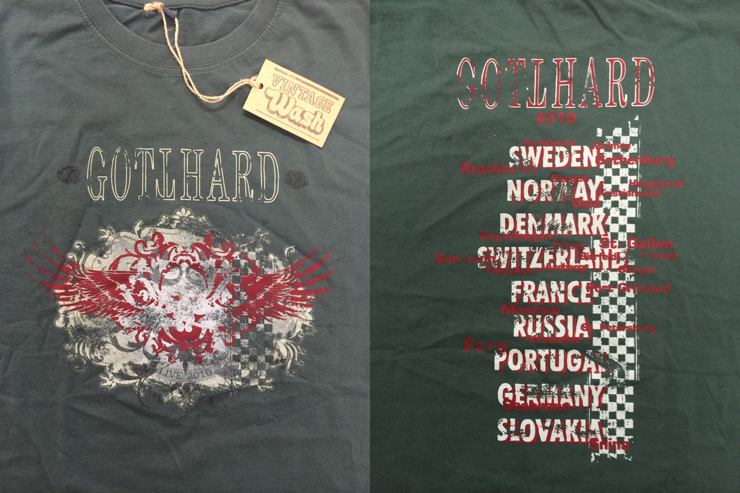 GOTTHARD EUROPE TOUR TS